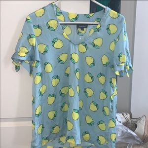 Silky lemons ModCloth top